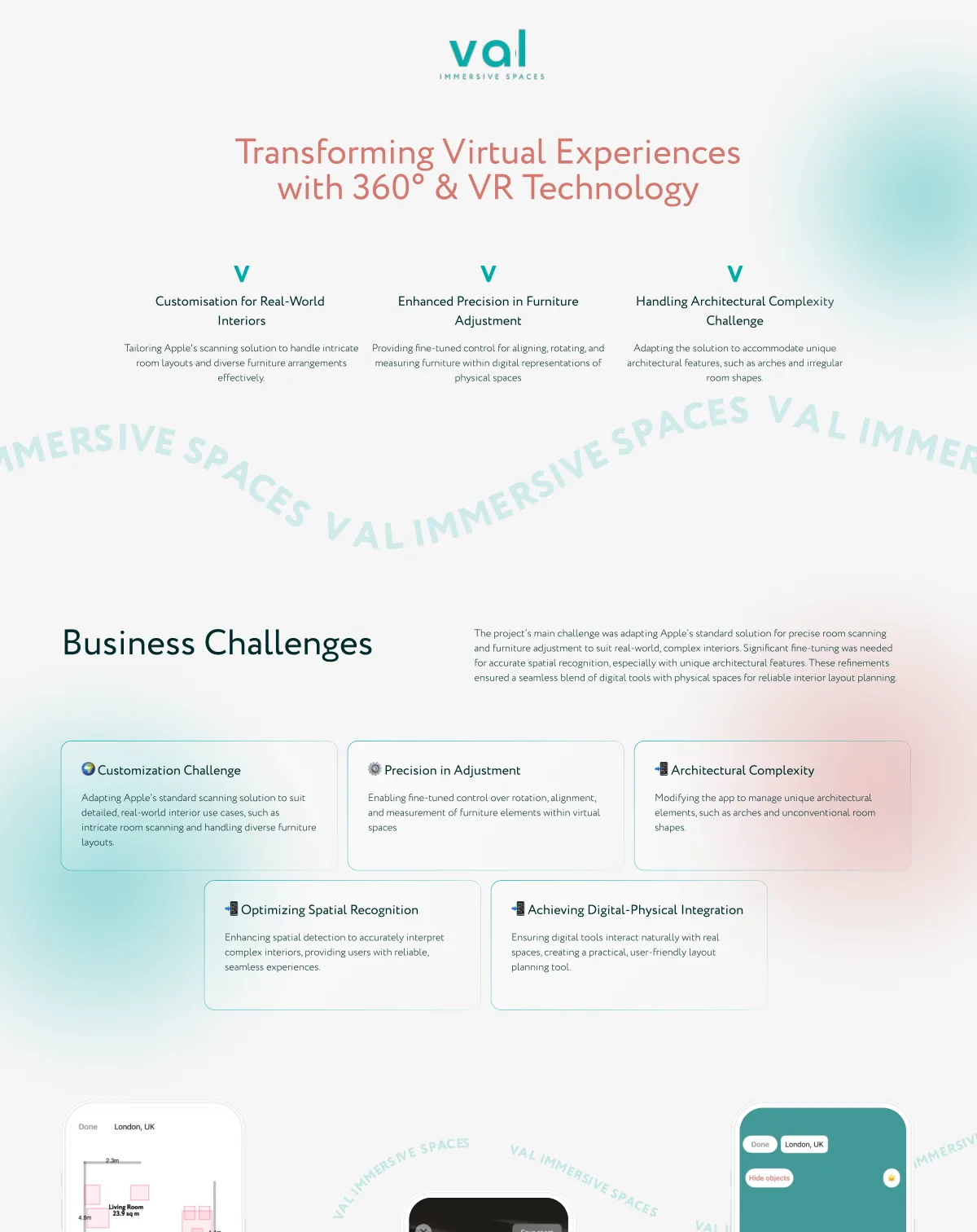 Val immersive spaces